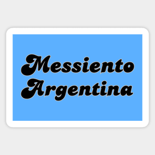 Messi Messiento Argentina soccer futbol quote art Sticker